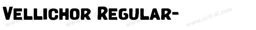 Vellichor Regular字体转换